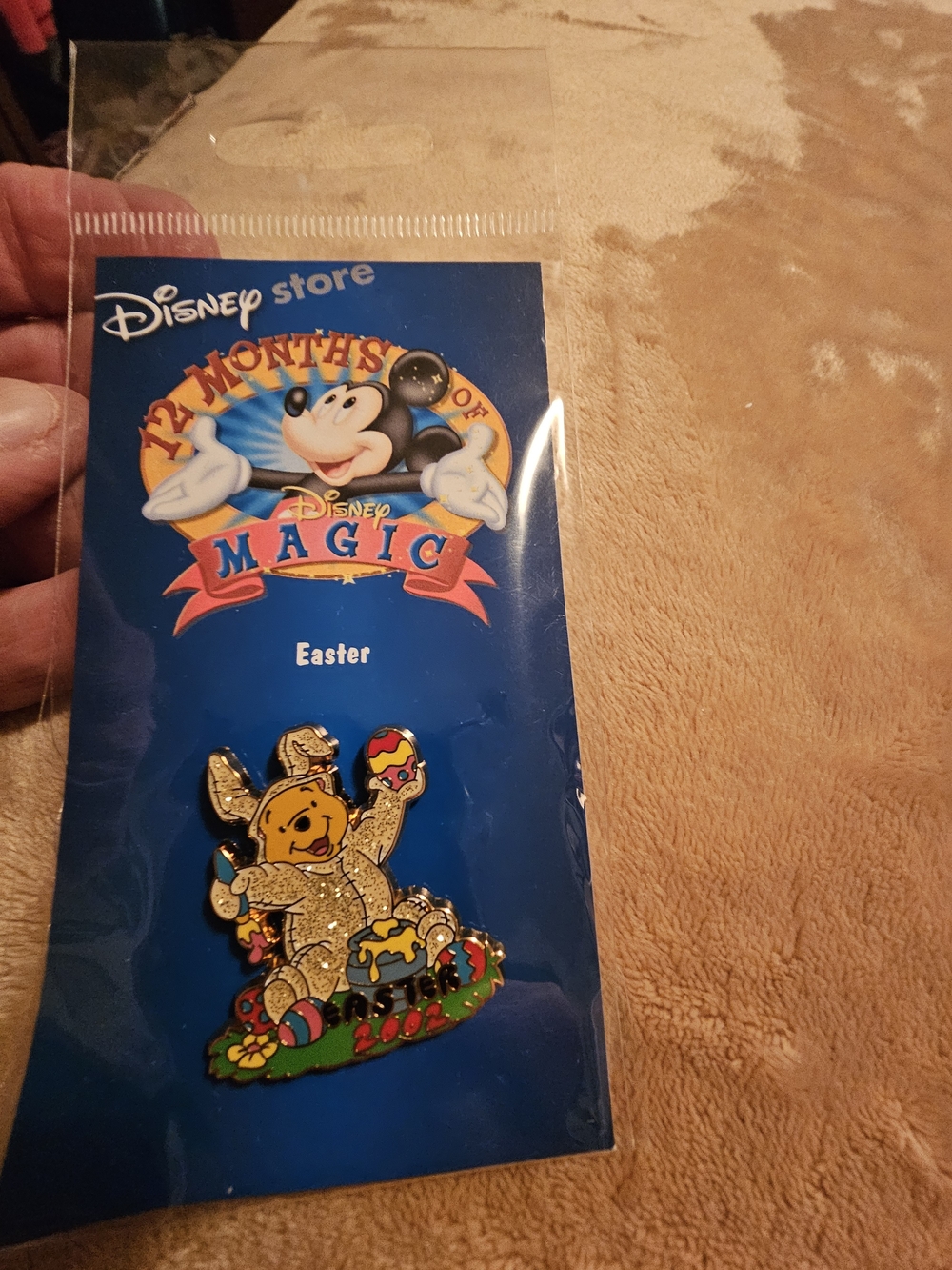 Disney Magic Enamel Pin 💙❤️ - Picture 3 of 3